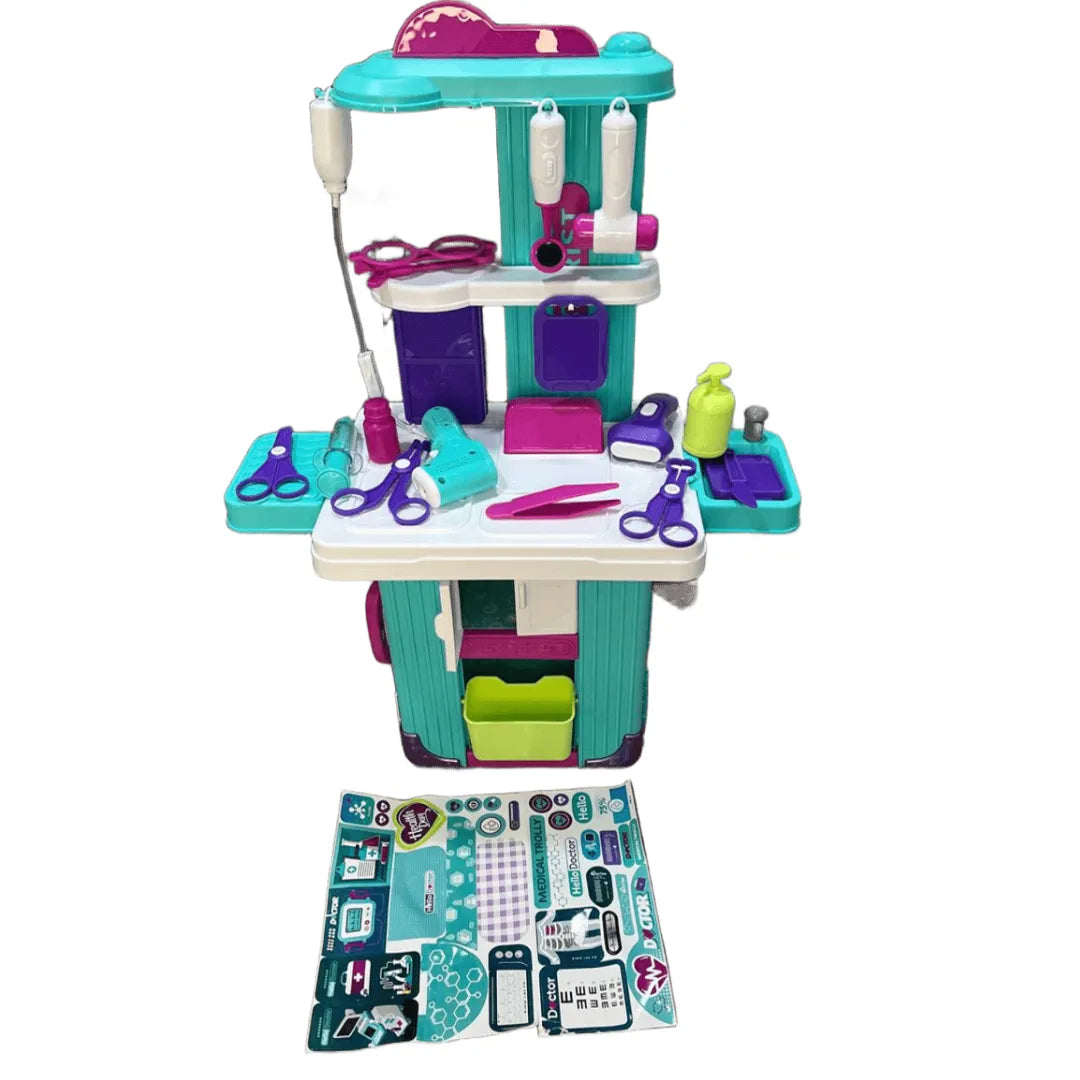 set médico infantil tipo estación