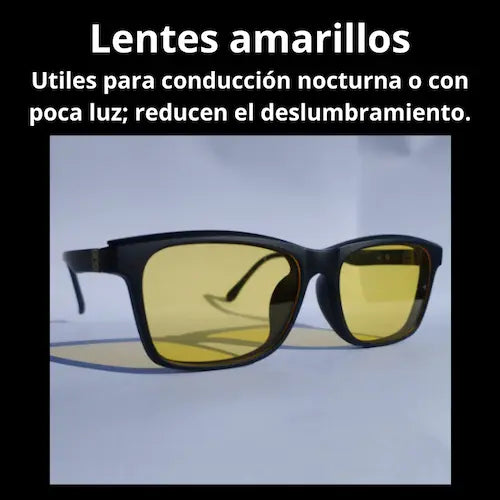 Ten visión clara al instante sin cargar varias gafas