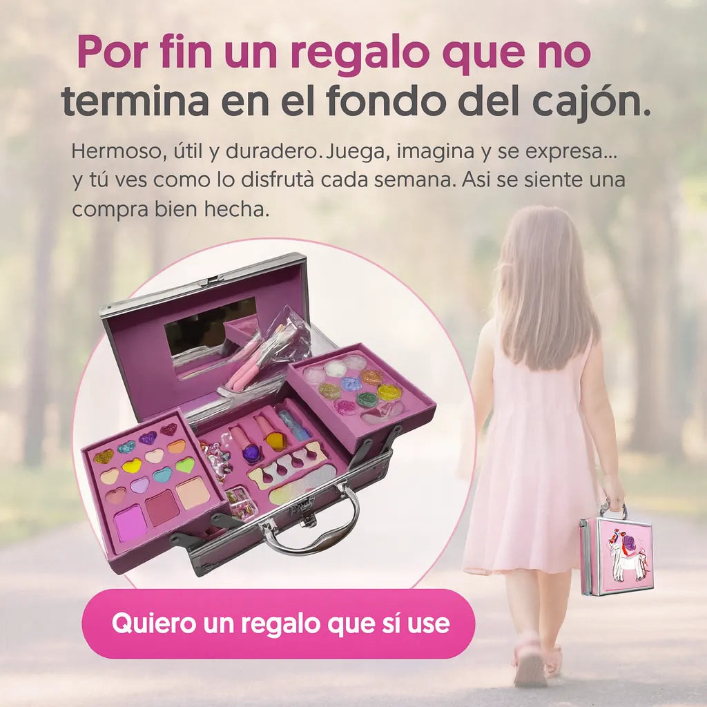 El único maquillaje infantil seguro, lavable y pensado para piel sensible sin caos en casa