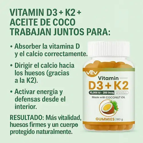 Gomas Vitamin D3 + K2