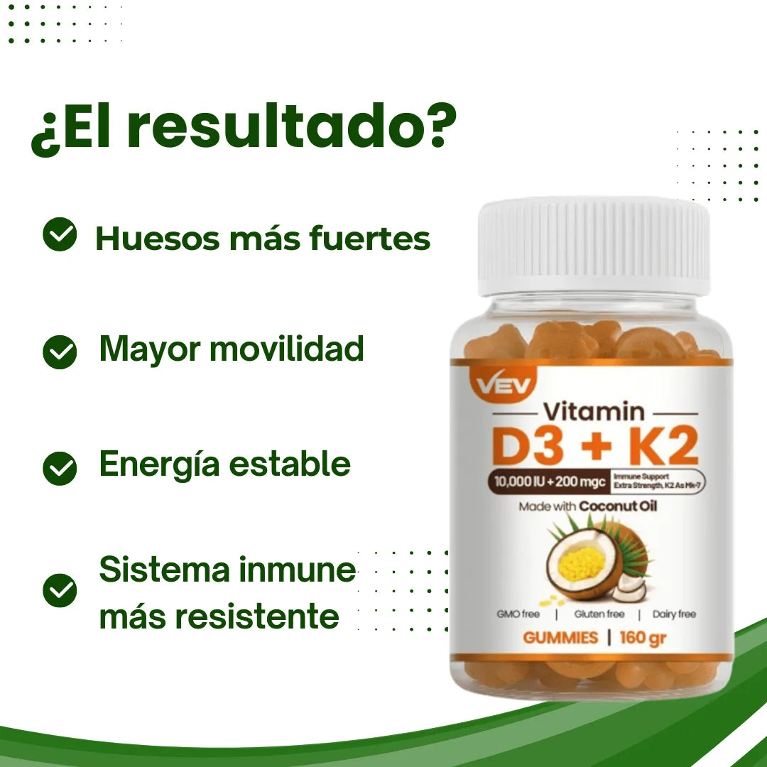 Gomas Vitamin D3 + K2